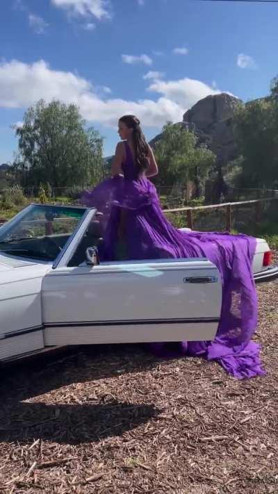 Purple dress video