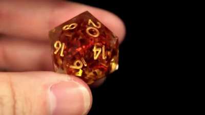[OC] [Art]Autumn Leaves Liquid Core Dice Set Giveaway (Mod Approved)(Rules in comments)