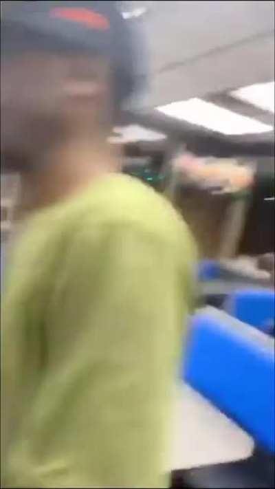 Two men beat up at the same time