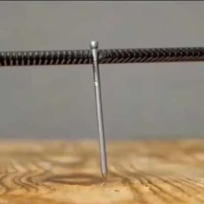 Alternative nail holder when hammering