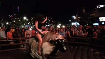 To ride a bull