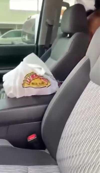 When she says she's out shopping with her friends