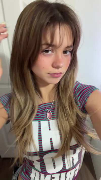 Skylar just got her haircut and its fire!