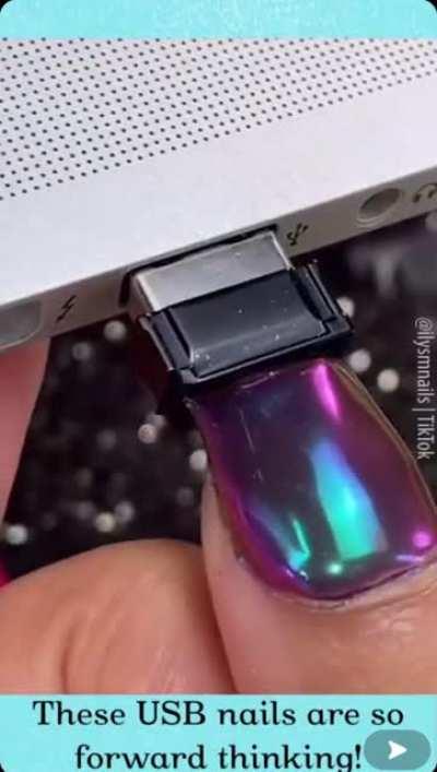 Apparently this is the future of nails!