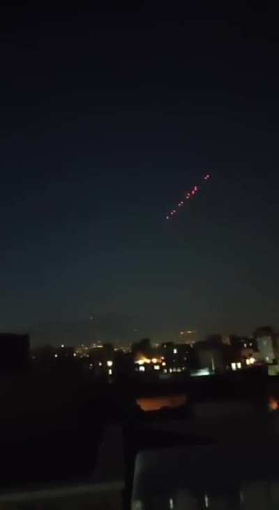 AAA over Tehran, Iran.