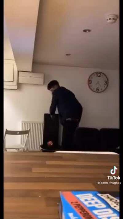 Like a marble in a bowl