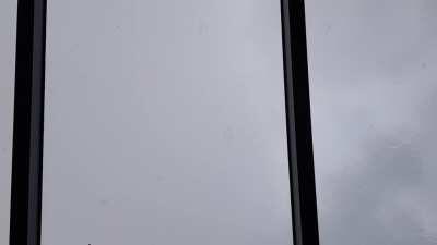 Heavy rain (and a little background convo in the end)