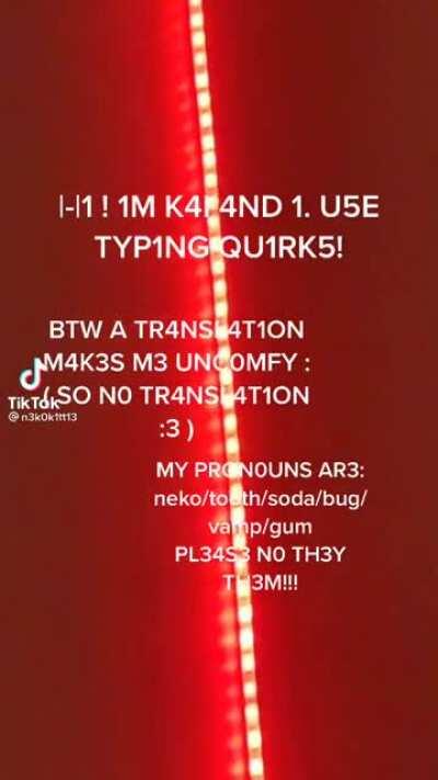 I'm hoping this is satire as they say it's an illness in a future vid