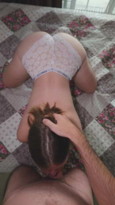 Oh, so deep in my throat, love it