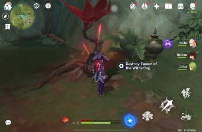 Mona cleansing a withering zone