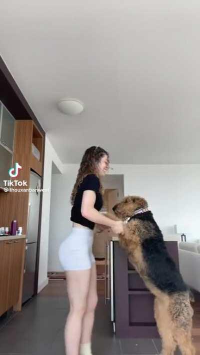 Tryna swap with the dog