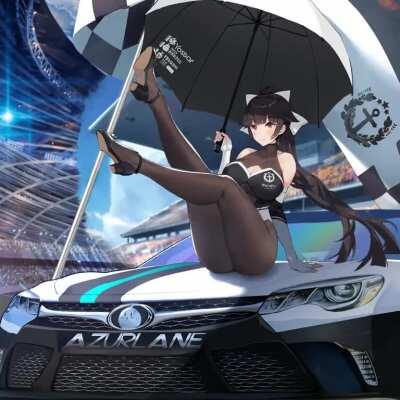 [Fan-made] Live2D Takao Full Throttle Charmer