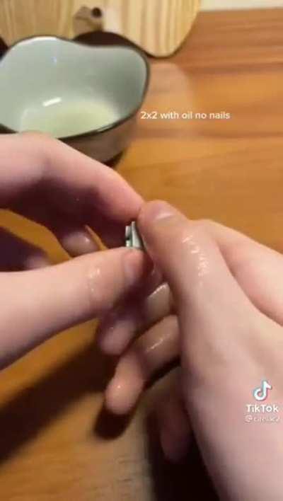 Like splitting atoms by hand