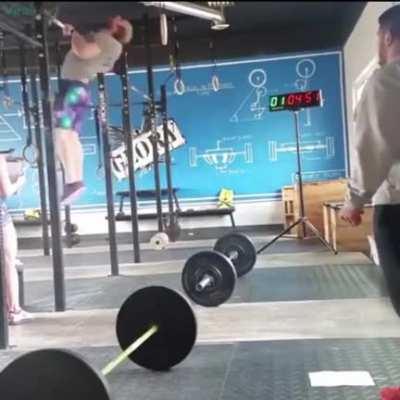 Dude trying to fight gravity