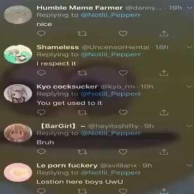 notice how they have anime pfps