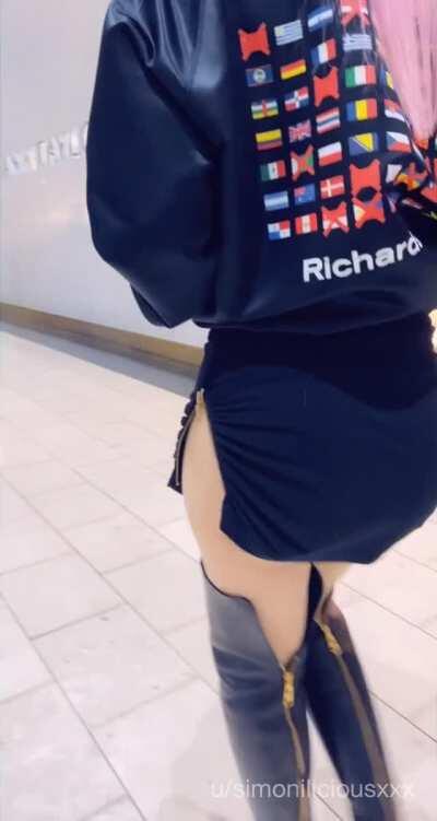 Follow me to the shops