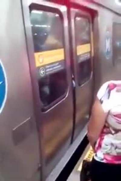 just a normal day on the subway