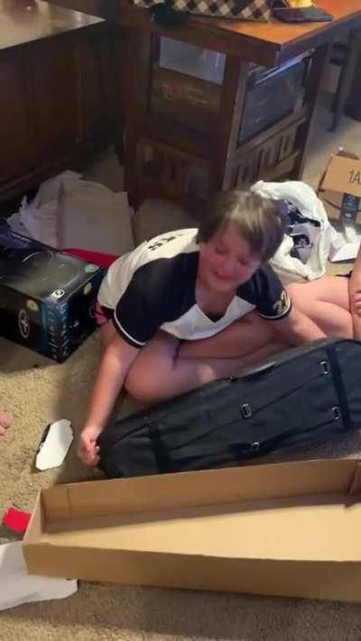 She got the gift she wanted