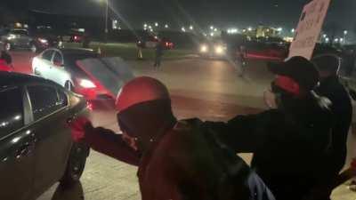 MAGA Nazis harass people arriving at a drag show in Texas