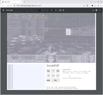 You Can Now Run DOOM In A PDF File