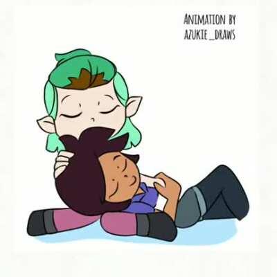[azukie_draws] Cuddling