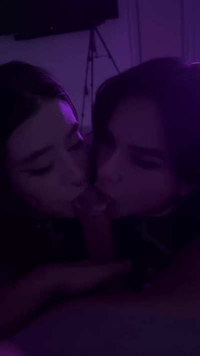 so i got second puberty which made me look almost exactly the same as my twin sister (who would've guessed), it also gave me a new found love for cock...luckily her boyfriend doesent mind having 2 gf's...so now we take turn sucking him off lmao