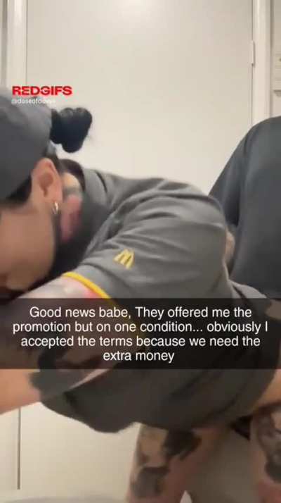 At least she got the promotion