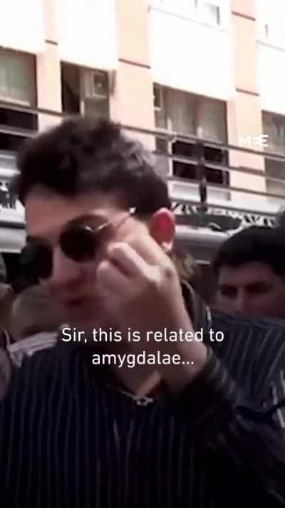 Why is this guy being racist to Arabs, his own people?