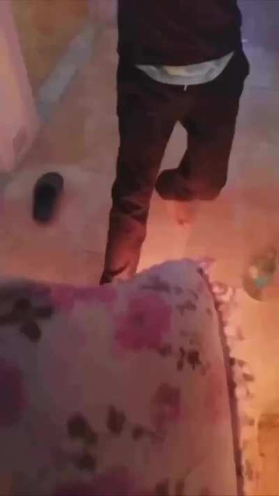 Taking fire lightly.