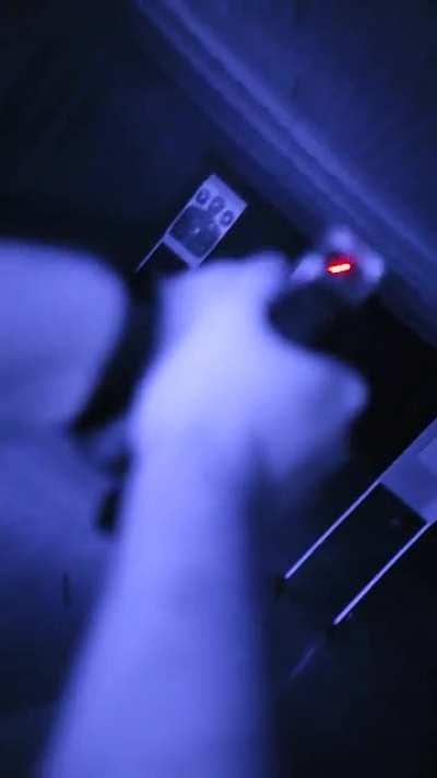 Shooting in the dark with the Sionyx Aurora helmet mounted