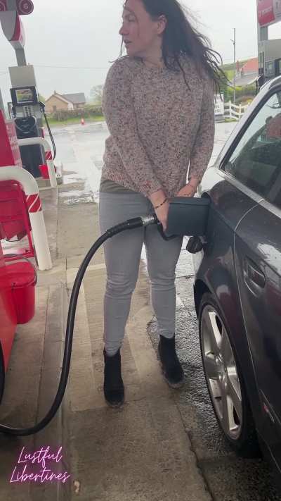 Fuel goes in, pee flows out