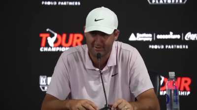 Scottie Scheffler talks about his handicap, says he's now a plus 7