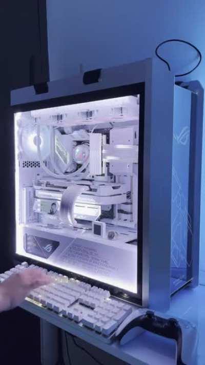 My First PC Builds All ROG WHITE EDITION. Hello. Im new on Reddit. Finally I can post here after a few months of creating an account