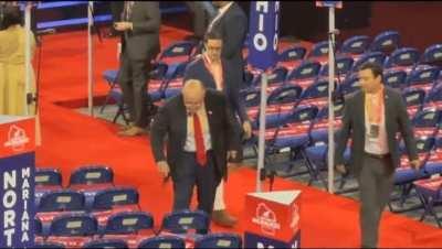 Rudy Googliani Finds A Shiny New Dime At RNC To Put Towards His Bankruptcy Proceedings