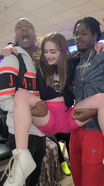 white girls getting blacked in college