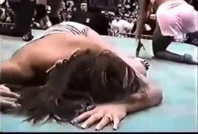 Dawn Marie is absolutely humiliated by Sunny as her panties are exposed to the crowd