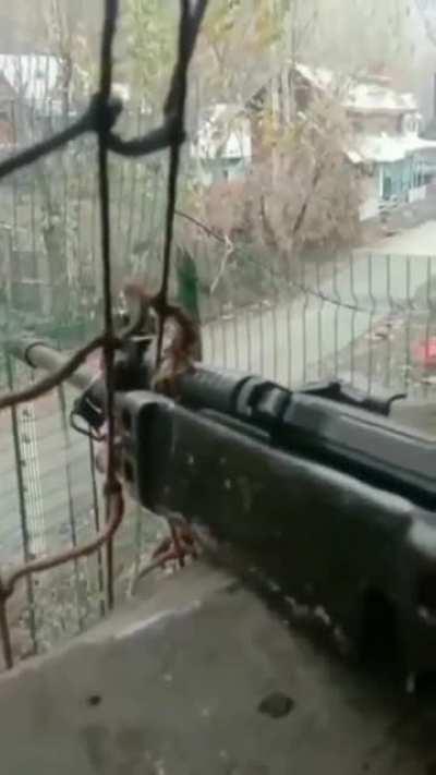 Some Indian military sexual predators posted this video of them recording a Kashmiri school girl from their bunker with creepy bollywood 'love song' playing in the background. Someone was telling me Indian military let this happen under their watch as it 