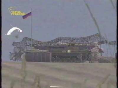 Chernarussian Metis-M missile attack against Russian armoured outpost, South Zagoria, Republic of Chernarus - October 14th 1994