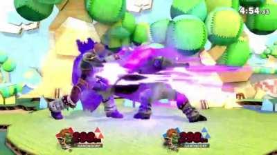 so we played ganondorf...