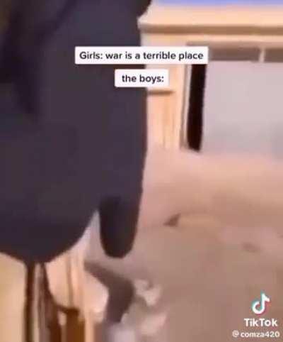 War is hell they said.