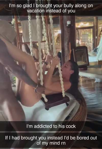 She's glad she brought your bully instead of you