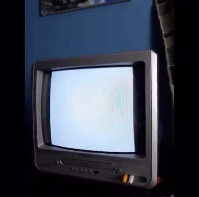 Guys, I woke up on a foggy night and saw this on my tv what does this mean?