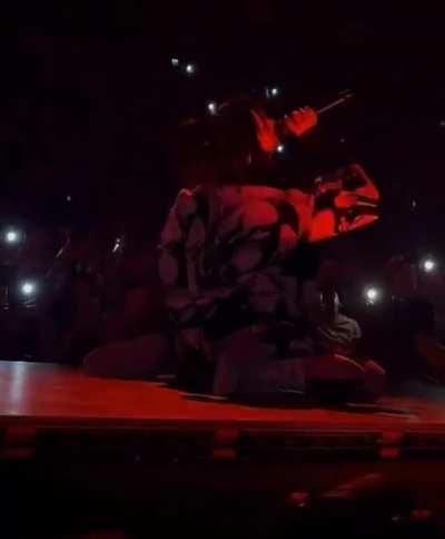 Billie Eilish from behind