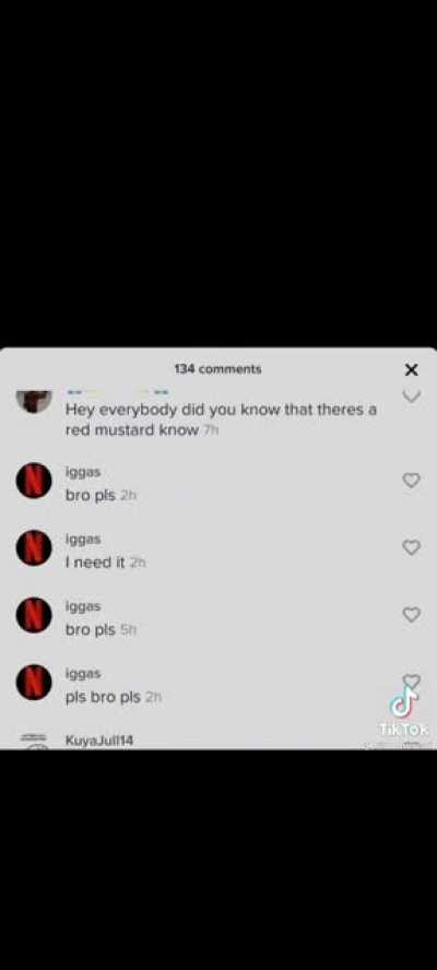 He needs sauce (repost again i did something wrong lmao)