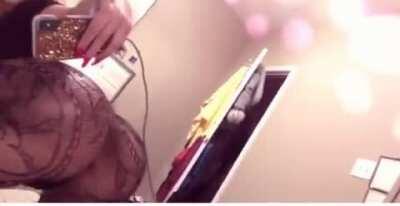 her booty is absolutely monstrous