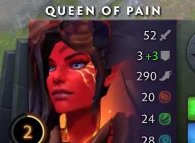Awesome QoP Arcana portrait rare idle animation 🗡😈