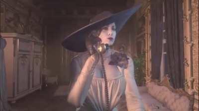 GLaDOS gives Lady Dimitrescu (from RE8) a phone call