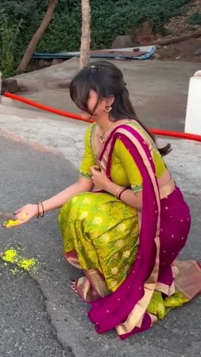 Vaishnavi Chaitanya looks stunningly hot even in a traditional saree.