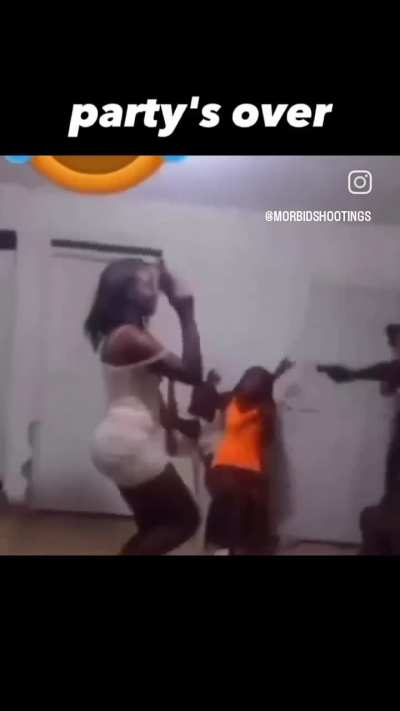 Idiots using firearms as a party gag