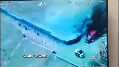 when Saudi Arabia bomb the second most important man in (Ansar Allah-Houthis)Saleh AlSamad in Yemen, AlHudaydah 2018